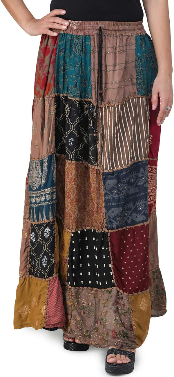 Earth Muse Pathcwork Skirt