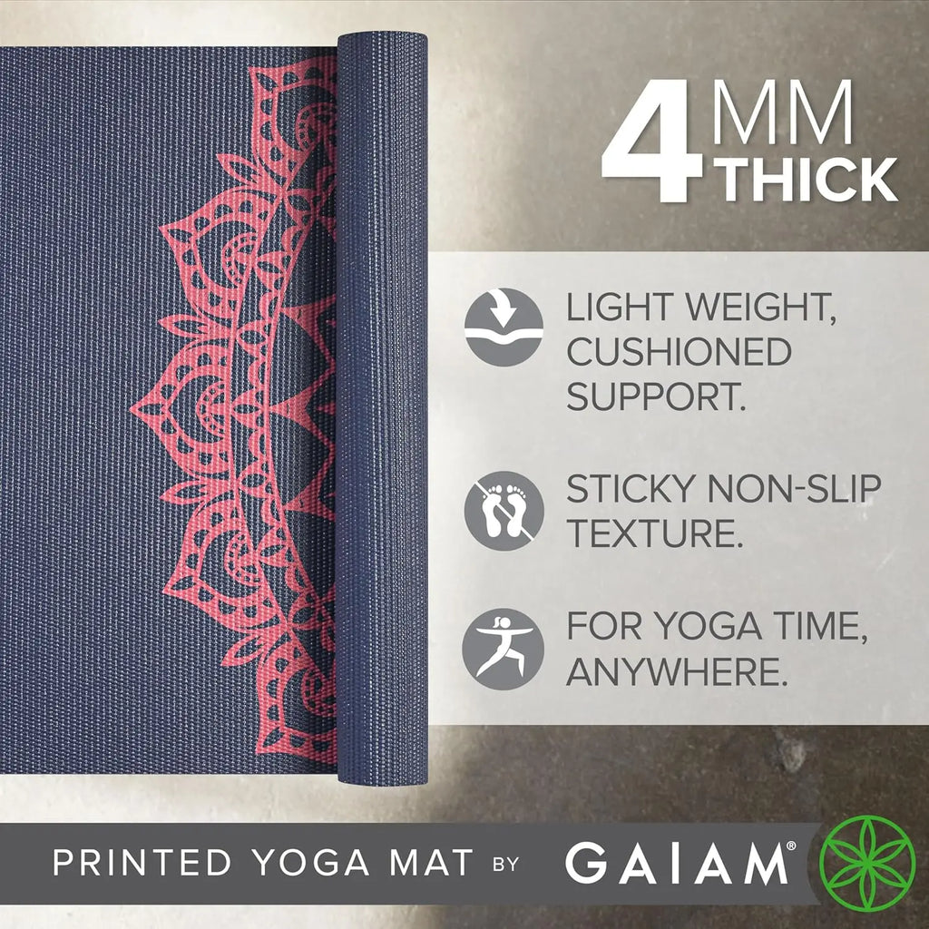 GripPro NonSlip Fitness Mat for Yoga