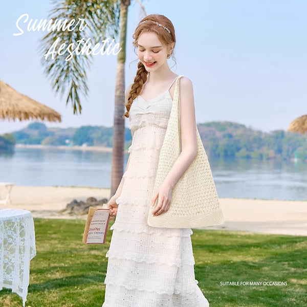 BeachMate Crochet Carry Tote Bag
