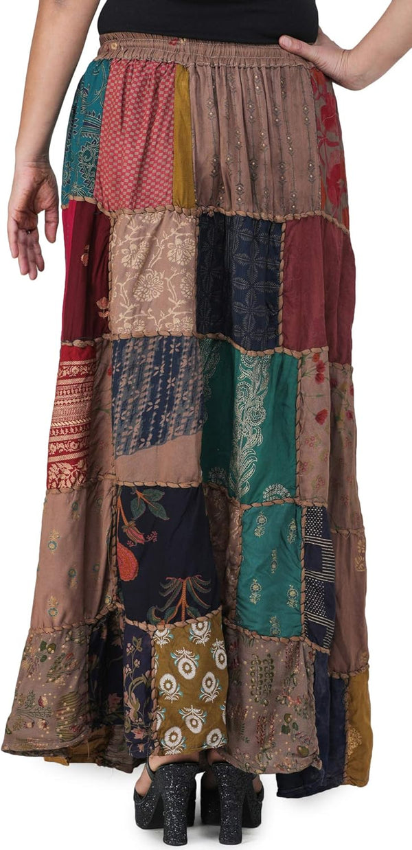 Earth Muse Pathcwork Skirt