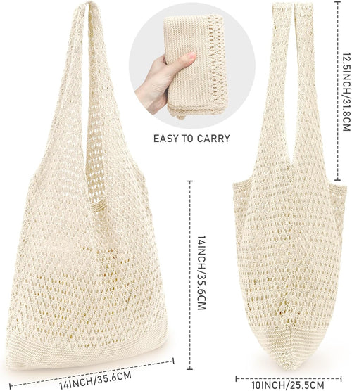 BeachMate Crochet Carry Tote Bag
