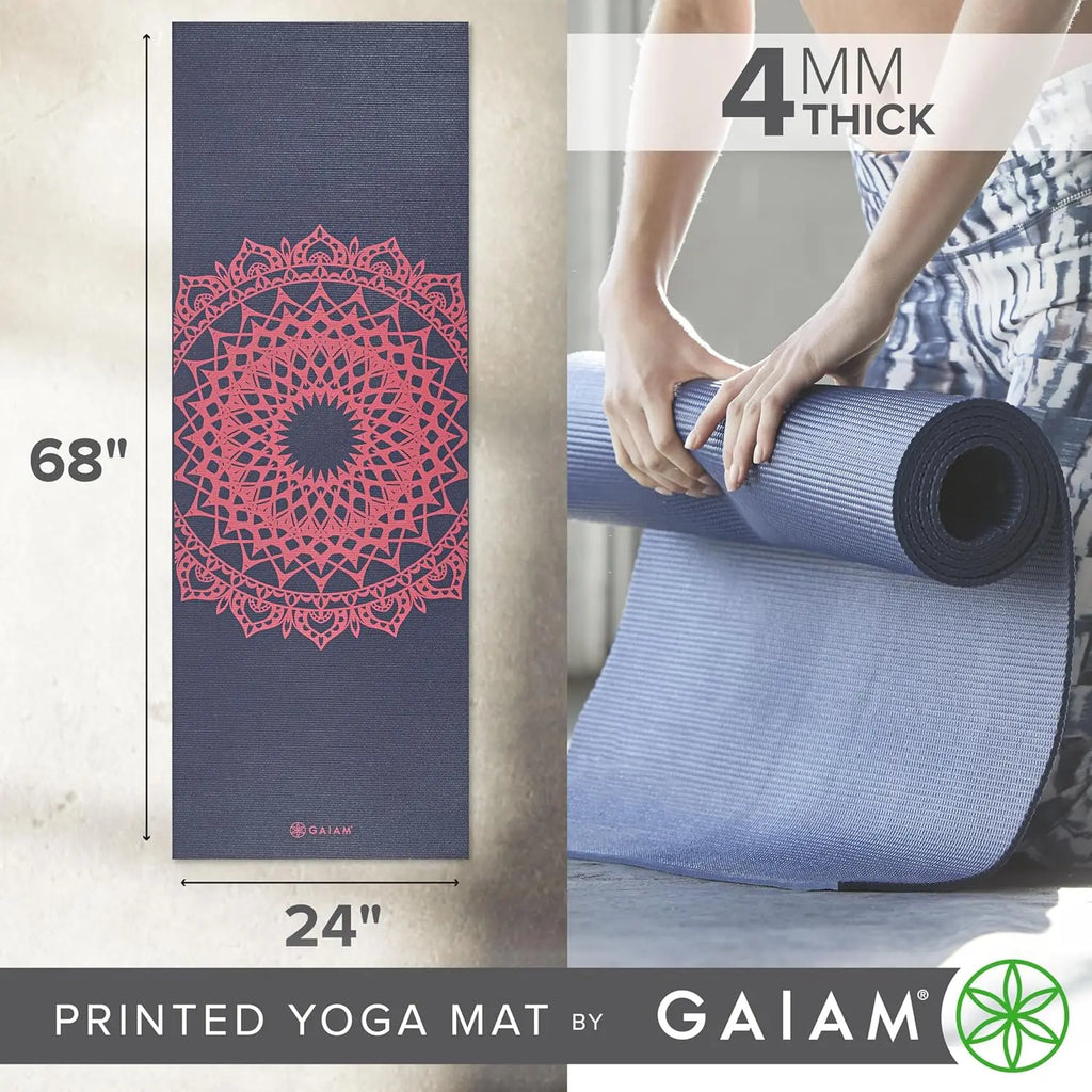 GripPro NonSlip Fitness Mat for Yoga
